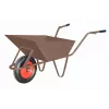 AWTOOLS Construction Wheelbarrow 85L 1.5mm Brown with Wheel Cover