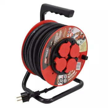 AWTOOLS profesionali kabelio ritė 30m 3x1,5mm 16A/3680W IP44