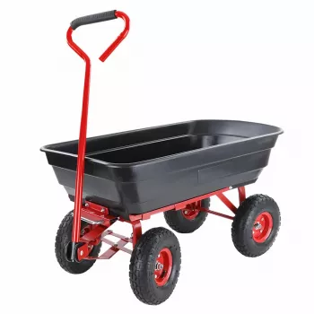 AWTOOLS Sodo karutis / Savivartis 4 ratai 75L