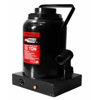 AWTOOLS Hidraulinis butelinis domkratas 50 t, kėlimo diapazonas 300–480 mm, tvirto plieno, CE atitiktis