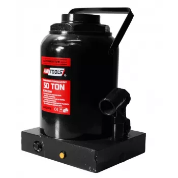 AWTOOLS Hidraulinis butelinis domkratas 50 t, kėlimo diapazonas 300–480 mm, tvirto plieno, CE atitiktis