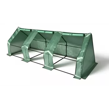 AWTOOLS Mini Folijos Tunelinis Šiltnamis 295x95x95cm, Cinkuoto Plieno Rėmas su UV Atsparia PE Danga