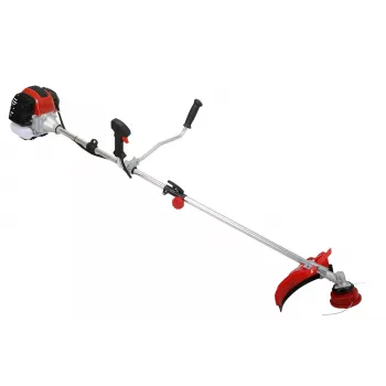 AWTOOLS BC620 benzininė žoliapjovė 3.5HP 62cc 2 taktų su dviračio rankena, 3 peiliais ir dvigubais petnešomis