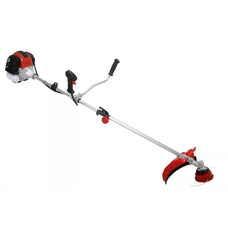 AWTOOLS BC620 benzininė žoliapjovė 3.5HP 62cc 2 taktų su dviračio rankena, 3 peiliais ir dvigubais petnešomis