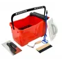AWTOOLS Professional Tiling Set with Bucket – 5 dalių plytelių klojimo rinkinys (24 l kibiras, kempinė, dantyta mentele, kelių apsaugos, pirštinės)