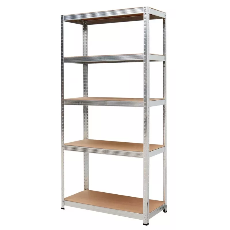 AWTOOLS Lentynų stovas 5 lentynos 180x90x40 cm, 250 kg vienai lentynai, 5,0 mm cinkuotas plienas
