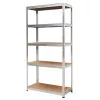 AWTOOLS Lentynų stovas 5 lentynos 180x90x40 cm, 250 kg vienai lentynai, 5,0 mm cinkuotas plienas
