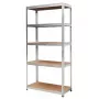 AWTOOLS Lentynų stovas 5 lentynos 180x90x40 cm, 250 kg vienai lentynai, 5,0 mm cinkuotas plienas