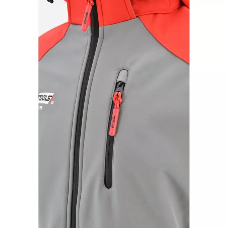 AWTOOLS Softshell Jacket Sweatshirt T4 Raudonai pilka L