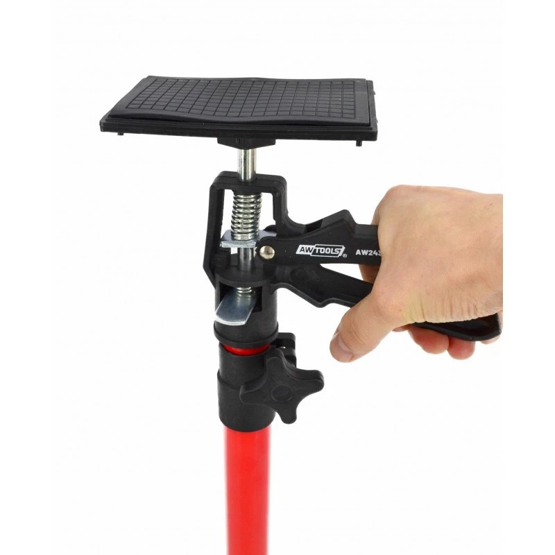 AWTOOLS Teleskopinės atramos 2 vnt. 50-115 cm, plieninės, Twist-Lock, 60 kg keliamoji galia