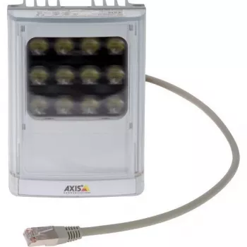 AXIS T90D25 White LED apšvietimas tinklo kameroms, 1000 lm, PoE, IP66/IP67, IK10, montavimas ant sienos/lubų/stulpo