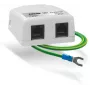 AXON NET PROTECTOR Apsauga nuo viršįtampių Gigabit Ethernet tinklui, RJ45, 8 laidų apsauga, montuojama ant sienos, metalinis korpusas