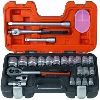 Bahco S240 24 dalių 1/2 inch veržliarakčių komplektas (10–32 mm)
