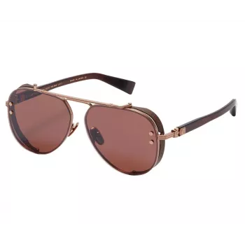BALMAIN BPS-125E-62 Vyriški Pilotiniai Akiniai nuo Saulės, Gunmetal Pilki, 62mm