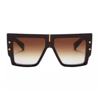 BALMAIN moteriški akiniai nuo saulės BPS-144C-57 Cat Eye acetatinis rėmas pilki lęšiai 57/14/145 mm