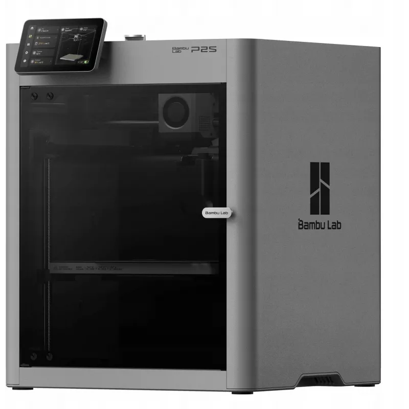 Bambu Lab P2S 3D spausdintuvas – CoreXY, uždara kamera, 500 mm/s, paruoštas kelių spalvų spausdinimui
