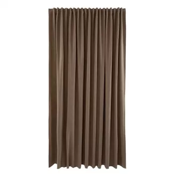 Bari W3630-5045 šviesą praleidžianti užuolaida su žiedais 260x280 cm smėlio spalvos