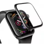 Baseus 0,23 mm lenkto ekrano grūdinto stiklo apsauga, skirta Apple Watch 38 mm, juoda (SGAPWA4-C01)