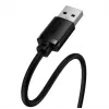 Baseus AirJoy Series USB 2.0 ilginimo laidas 1,5 m, juodas