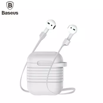 Baseus Apple Silicone Protective Case su Magnetiniu Dirželiu, skirta AirPods Pro 2, Pilka