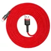 Baseus Cafule Lightning kabelis 2A 3m Raudonas/Juodas (CALKLF-R09)