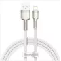 Baseus Cafule Metal USB-A į Lightning laidas 1,0 m 2,4 A baltas