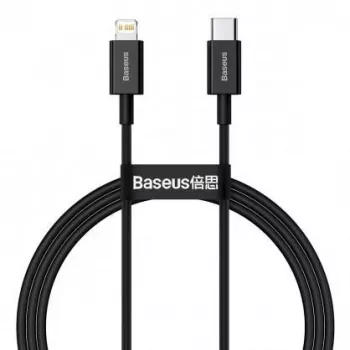 Baseus Cafule Series Metal USB-A to Lightning kabelis 1m Juodas CATLYS-A01