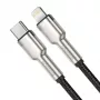 Baseus Cafule Series Metal USB-C to Lightning kabelis PD 20W 1m Juodas