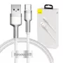 Baseus Cafule USB-A – USB-C laidas, 66W, 1m, baltas