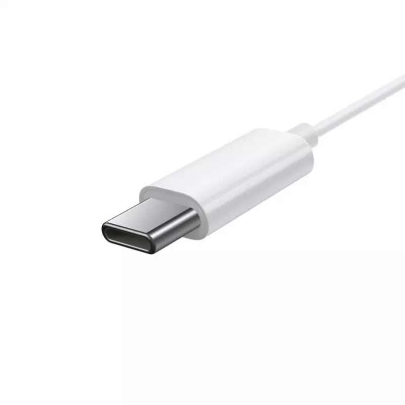 Baseus Encok C17 In-Ear Wired Headphones with USB Type-C Microphone White (NGCR010002)