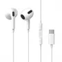 Baseus Encok C17 In-Ear Wired Headphones with USB Type-C Microphone White (NGCR010002)