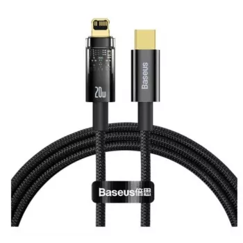 Baseus Explorer Series USB Type-C to Lightning kabelis 20W 1m juodas