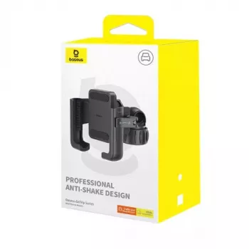 Baseus GoTrip Series Phone Holder for Bike, Scooter, Moped (5,7 - 7,2 inch), Black