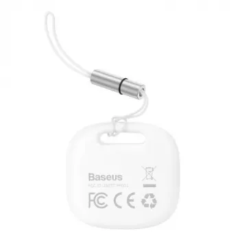 Baseus Home Intelligent T2 Pro raktų ir daiktų ieškiklis su raktų pakabuku, Bluetooth 5.0, baltas (FMTP000002)