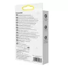 Baseus Home Intelligent T2 Pro raktų ir daiktų ieškiklis su raktų pakabuku, Bluetooth 5.0, baltas (FMTP000002)