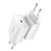 Baseus Speed Mini Quick Charger, USB-C, PD, 3A, 20W (Balta)