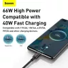 Baseus Superior Series USB-A į USB-C greito įkrovimo ir duomenų kabelis, 66W (11V/6A), 2m, juodas (CATYS-A01)