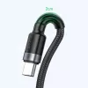 Baseus Type-C Cafule SuperCharge 40W PD 3.0 QC 3.0 1m Gray/Black USB-C to USB-C laidas (CATKLF-PG1)