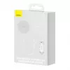 Baseus Belaidis Automobilinis Kroviklis su MagSafe 15W Laikikliu Oro Vėdinimo Angai + USB Type C 25W Baltas