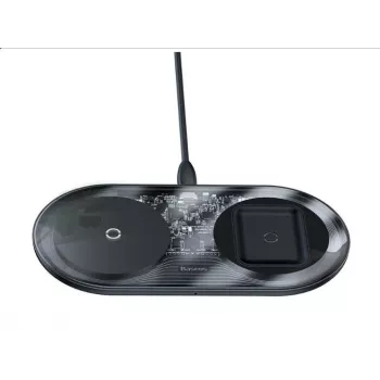 Baseus WXJK-A01 Simple 2in1 belaidis įkroviklis 18W