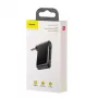 Baseus WXQY-01 Bluetooth 5.0 automobilinis AUX imtuvas su Micro USB įkrovimu – 10 m veikimo atstumas, 145 mAh, juodos spalvos