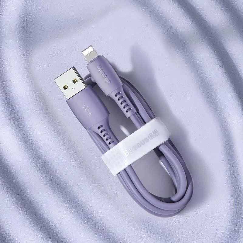 Baseus Yiven Laidas USB-A į Lightning 2.4A 1,8m Mėlyna Violetinė