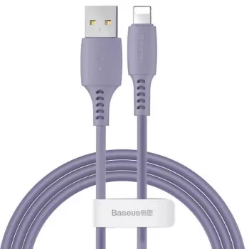 Baseus Yiven Laidas USB-A į Lightning 2.4A 1,8m Mėlyna Violetinė