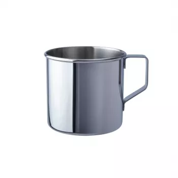 BASIC NATURE Nerūdijančio plieno puodelis Zebra Edelstal 500 ml