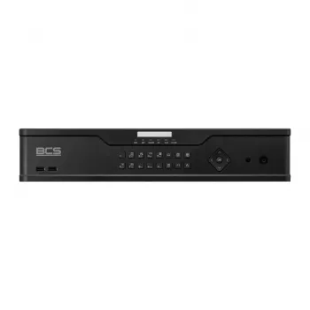 BCS 32 kanalų IP vaizdo registratorius, 4K, 4 SATA lizdai, H.265+, P-NVR3204R-A-4K-III