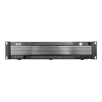BCS 64 kanalų IP tinklo vaizdo registratorius 4K U-NVR6408R-A-4K su 2x12TB kietaisiais diskais
