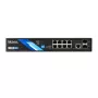 BCS B-SP08G-2SFP-M valdomas Layer 2 pramoninis Ethernet jungiklis, 8 Gigabit prievadai, 2 SFP lizdai, DIN bėgis