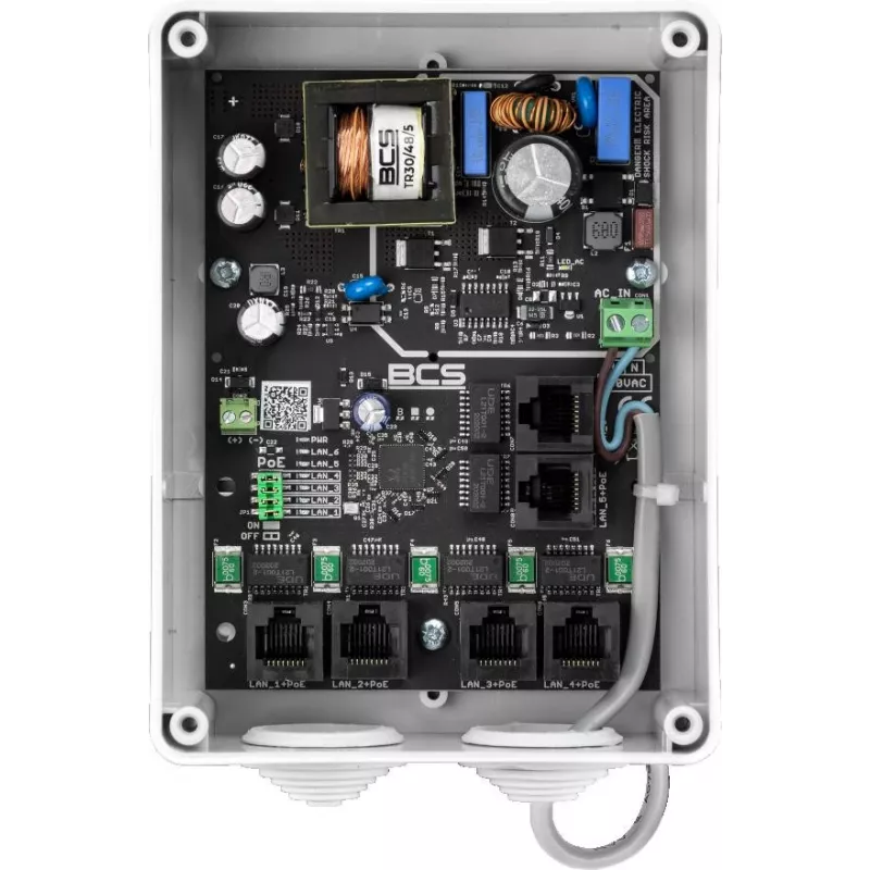 BCS IP5/E-S-II 5MP lauko tinklo stebėjimo kamera su 30m IR, True WDR, PoE, IP67