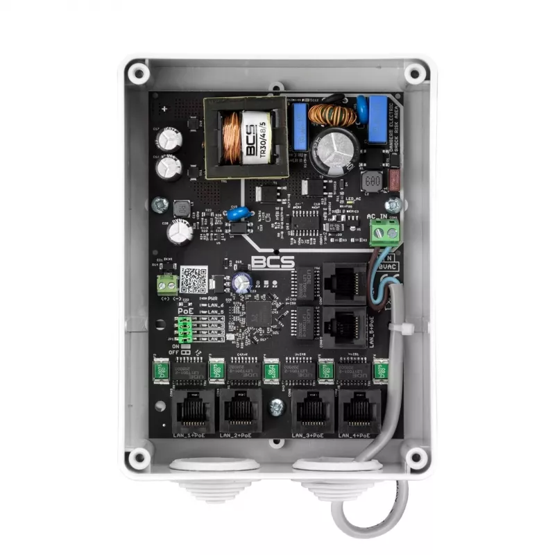 BCS IP5/E-S-II 5MP lauko tinklo stebėjimo kamera su 30m IR, True WDR, PoE, IP67