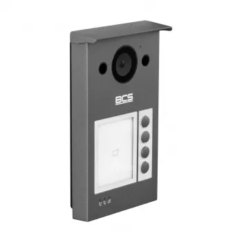 BCS-PANx401G-2 lauko IP vaizdo skambučių skydelis, 2MP, PoE, juodas